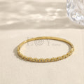 Brazalete con corazones con piedras