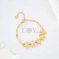 Pulsera con estrellas texturizadas
