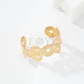 Brazalete aros dorados