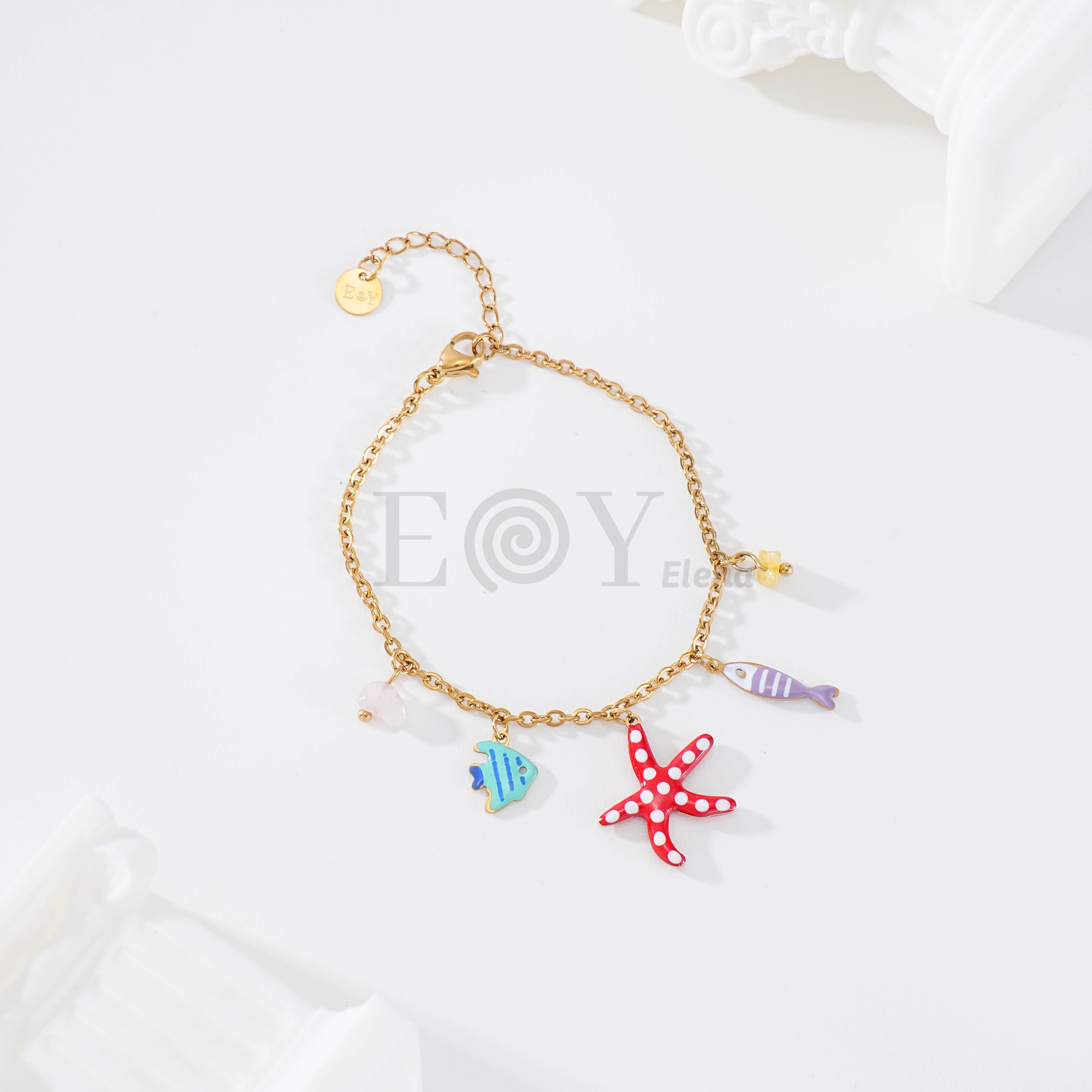 Pack pulseras marinas color