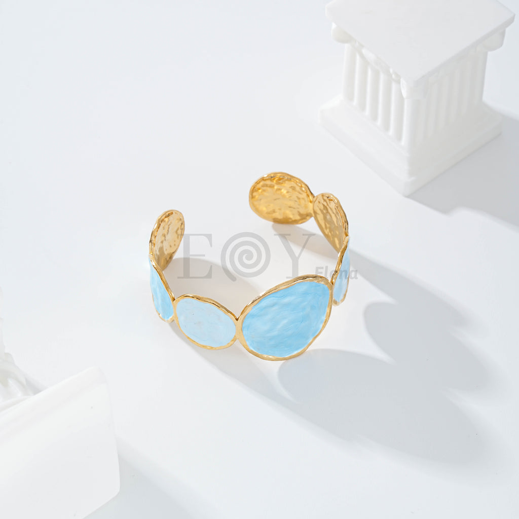 Pulseras con aros colores