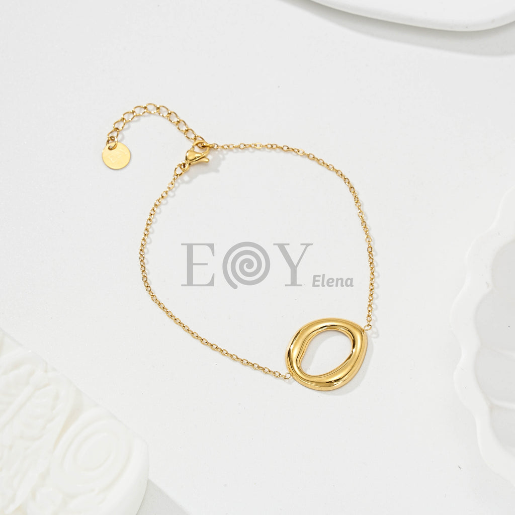 Pulsera con aro central
