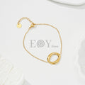 Pulsera con aro central