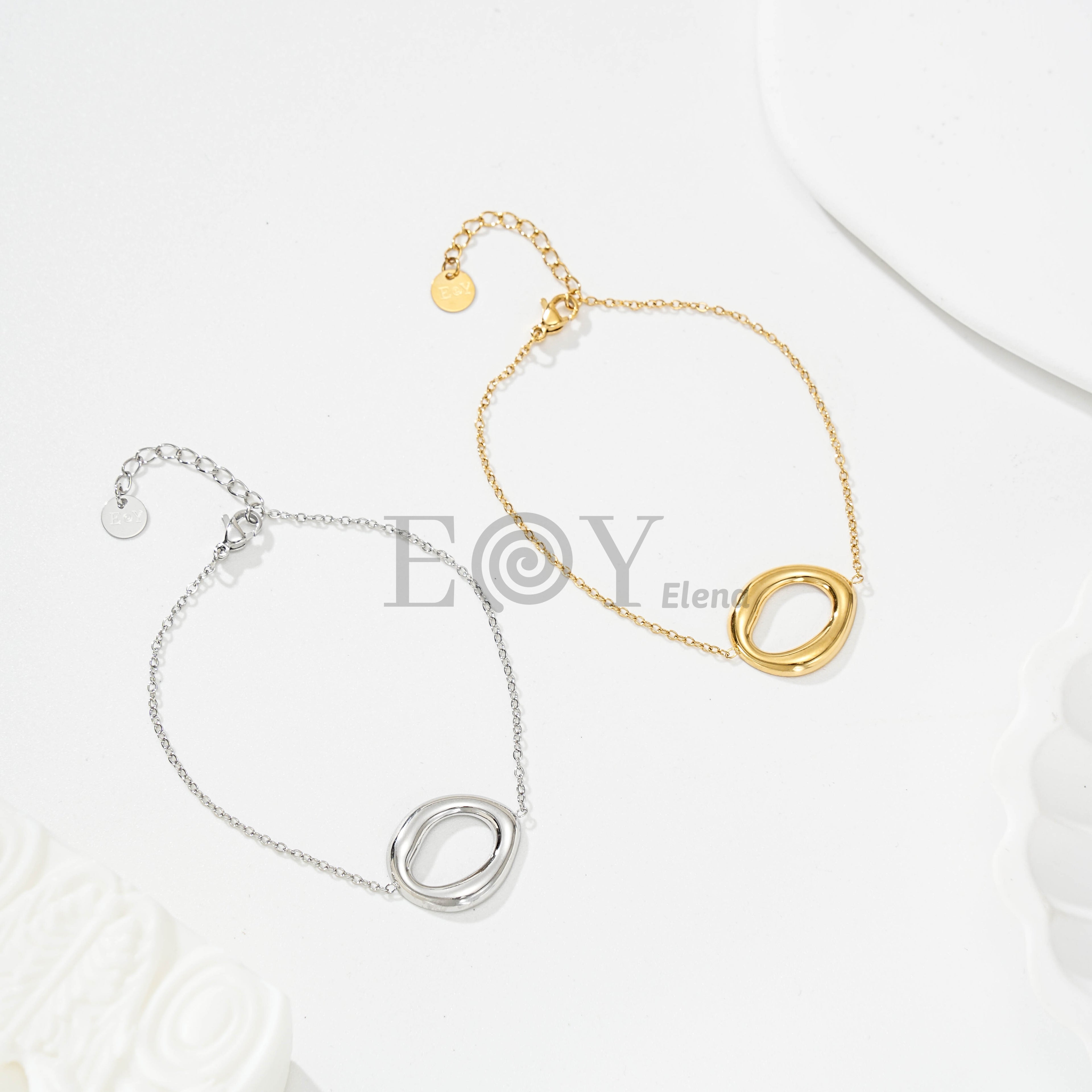 Pulsera con aro central