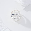 Anillo baño de plata