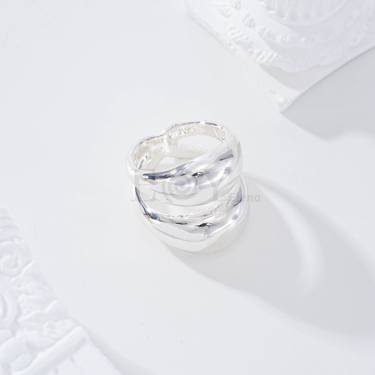 Anillo baño de plata