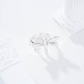 Anillo libélula baño de plata