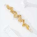 Pack anillos grandes flor acero