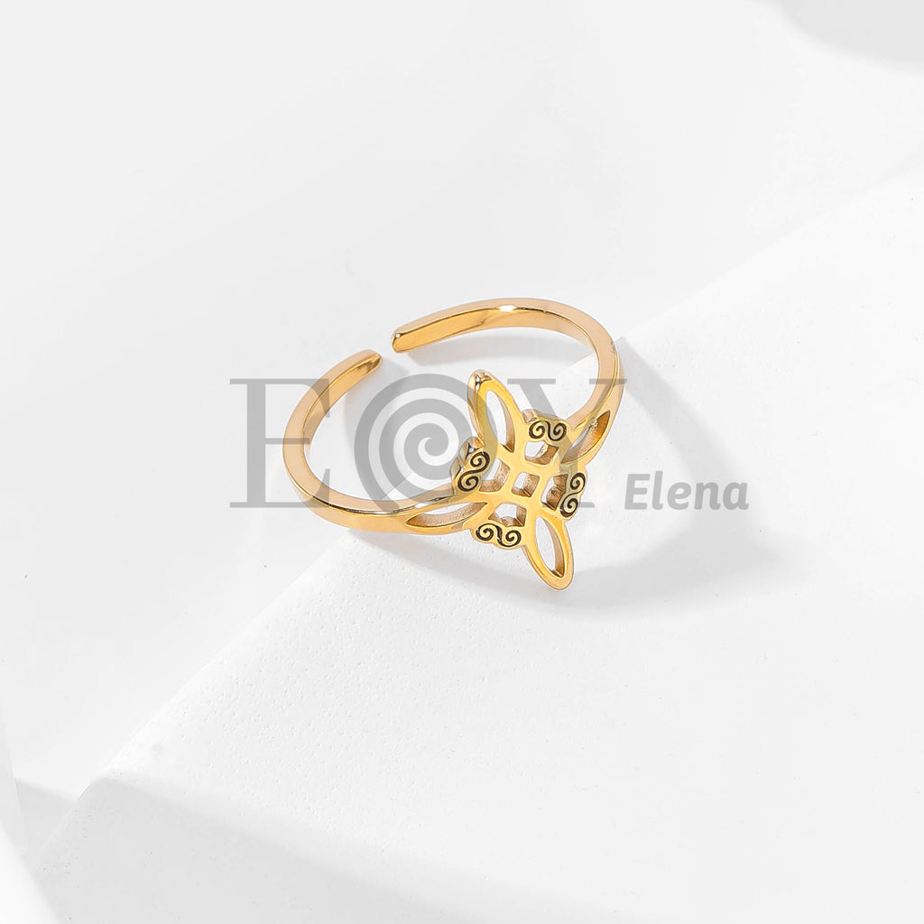 Anillo nudo de bruja