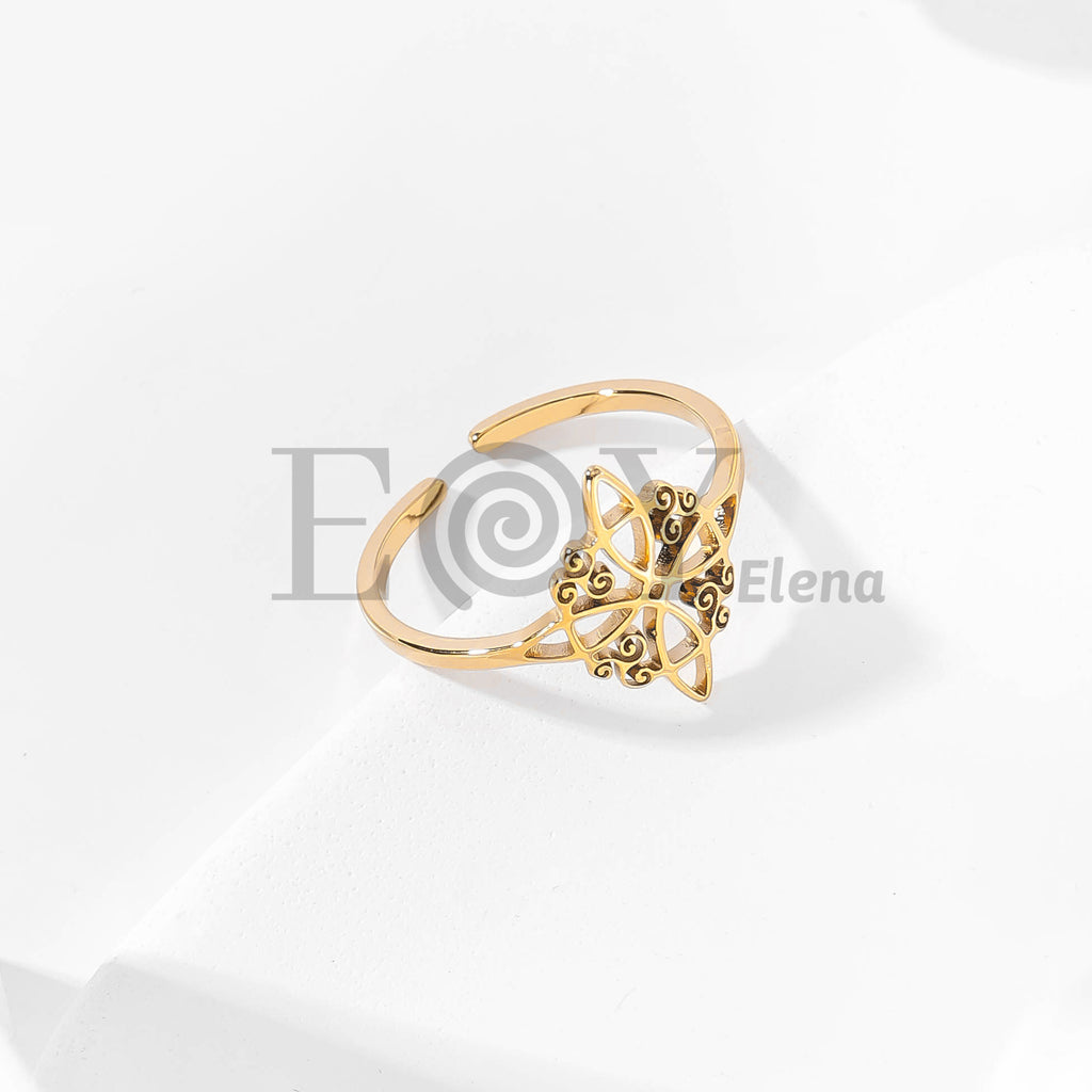 Anillo nudo de bruja