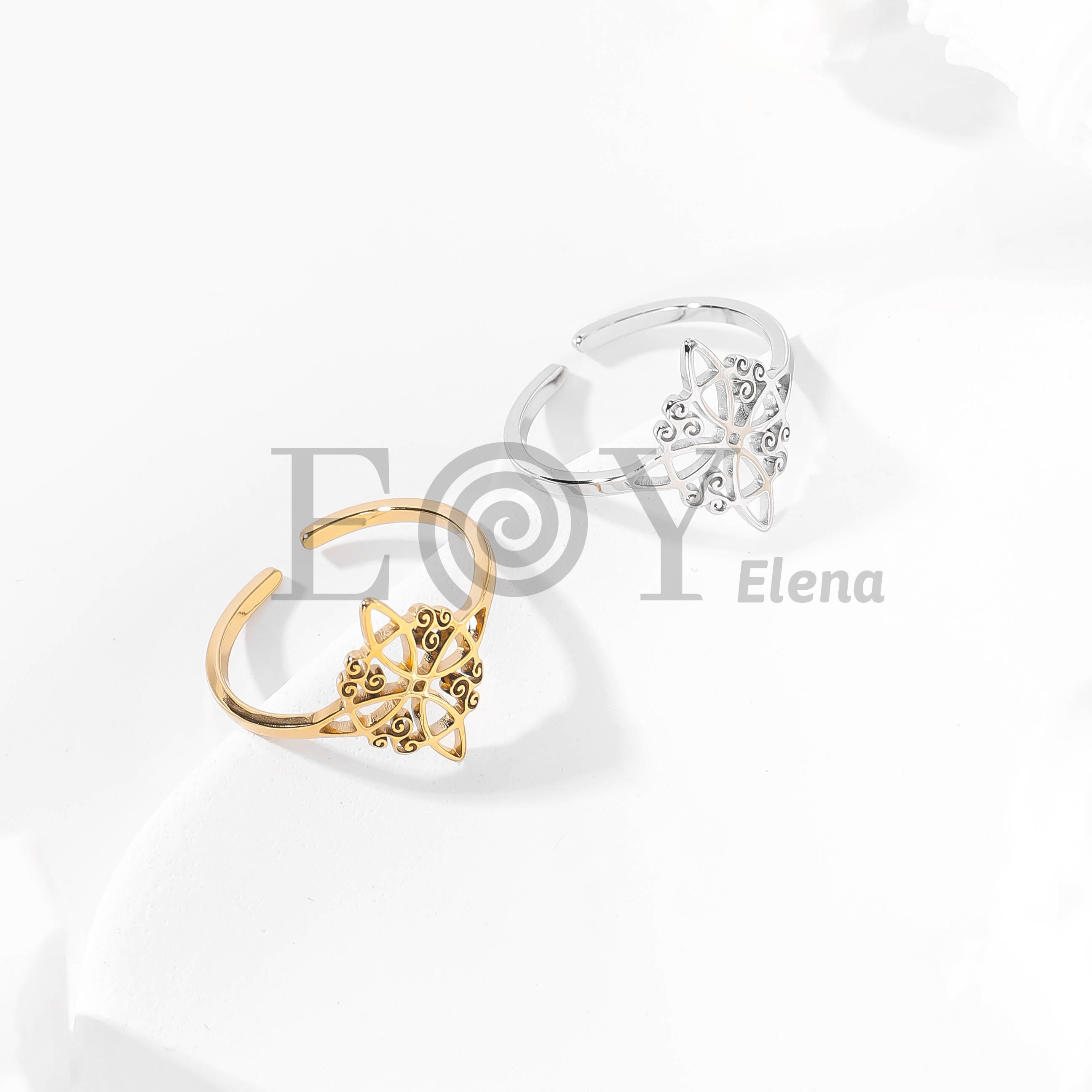 Anillo nudo de bruja