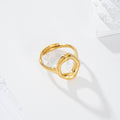 Anillo forma irregular acero