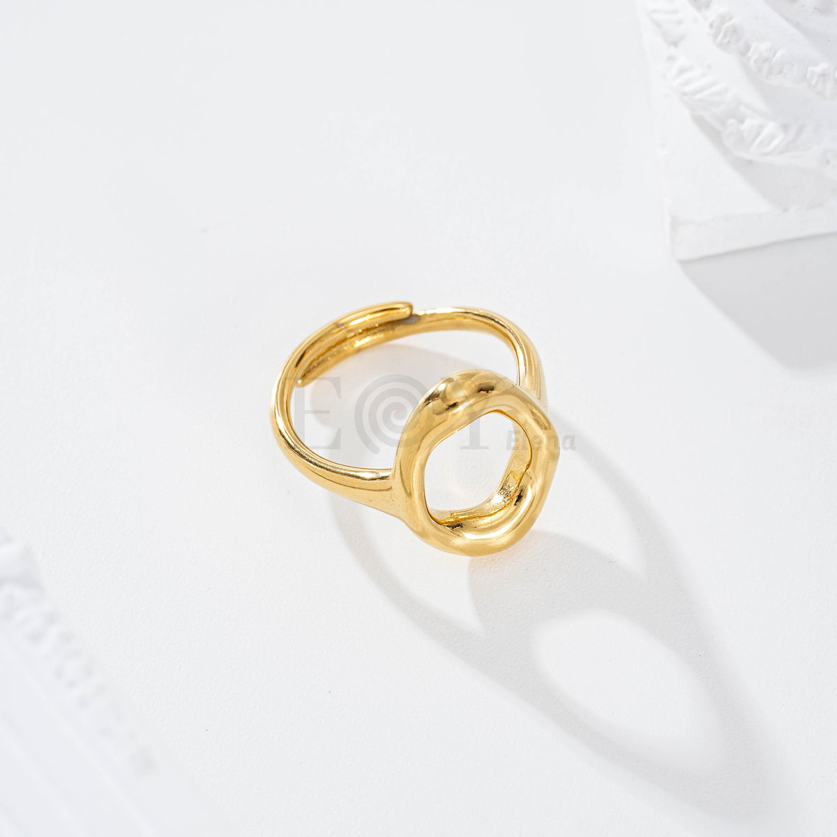 Anillo forma irregular acero