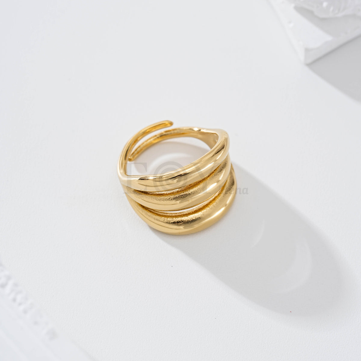 Anillo triple acero