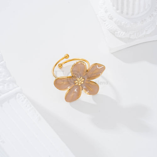 Anillo flor color