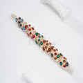 Pack anillos piedra gota colores acero