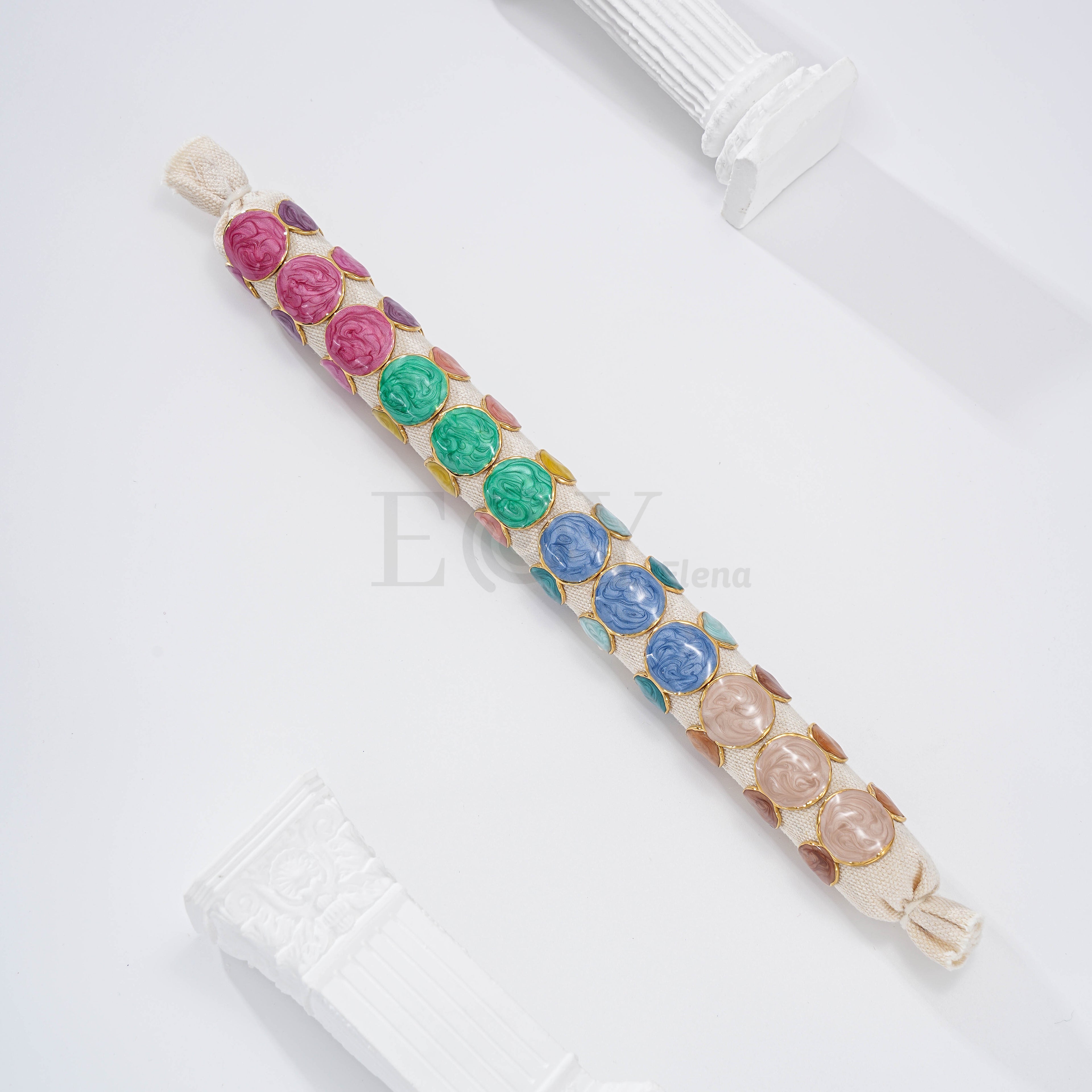 Pack anillos formas redondas colores acero