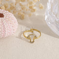 Anillo Virgen del Pilar con circonitas
