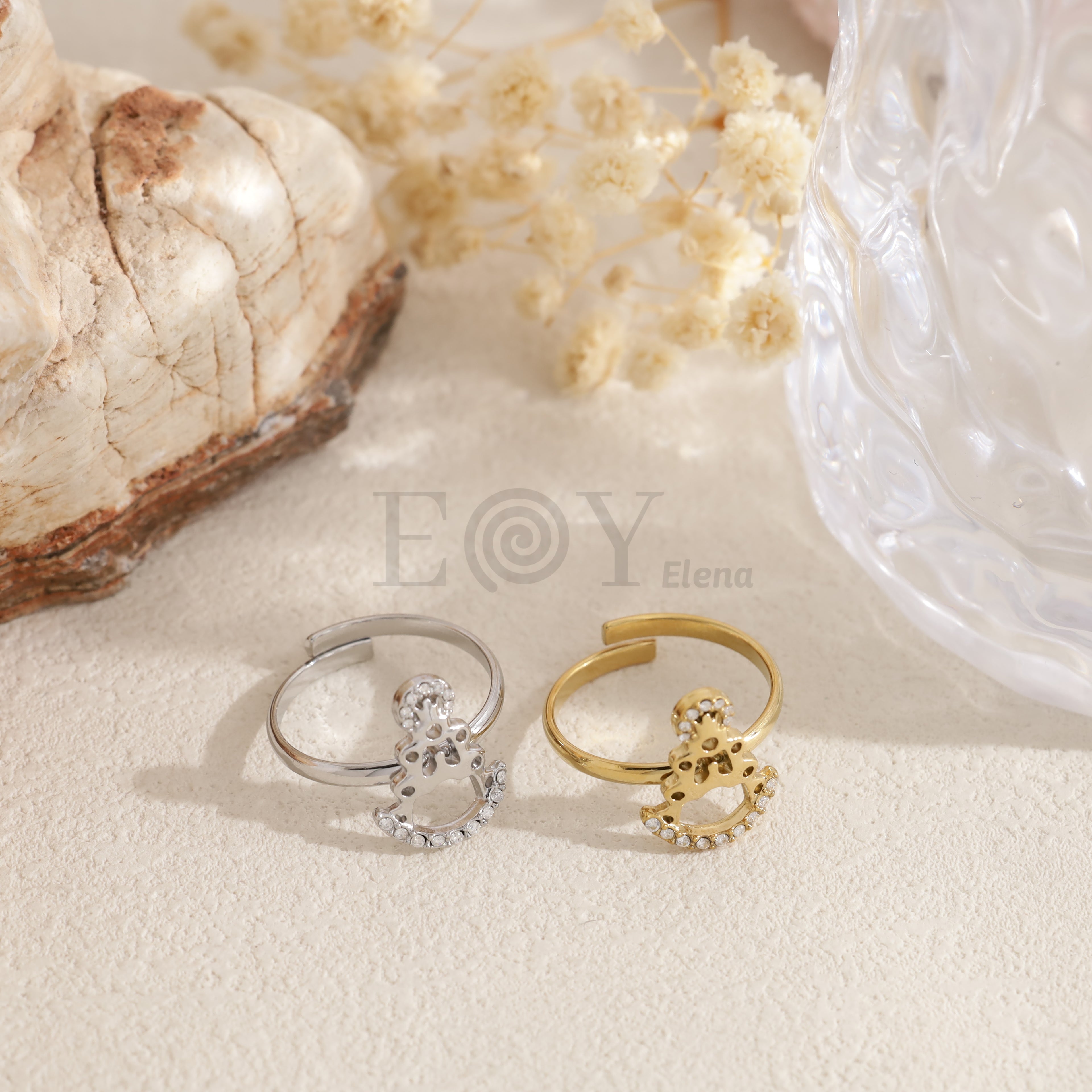 Anillo Virgen del Pilar abierto