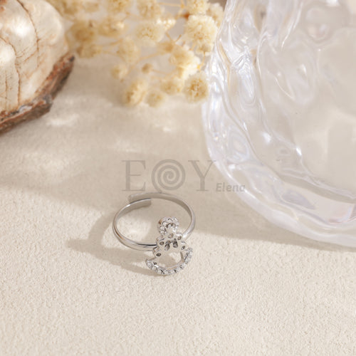 Anillo Virgen del Rocío abierto