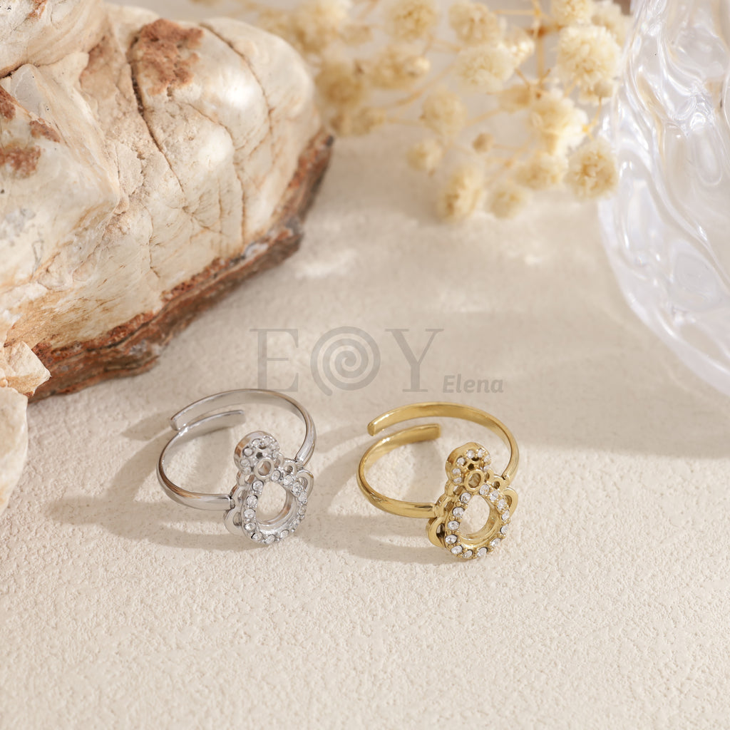 Anillo Virgen del Pilar ajustable
