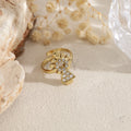 Anillo Virgen del Pilar con circonitas