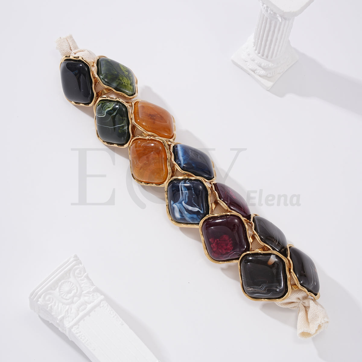 Pack anillos piedras de acero