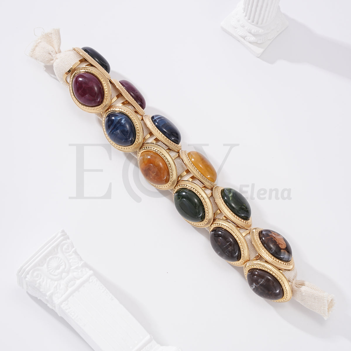Pack anillos piedra de acero