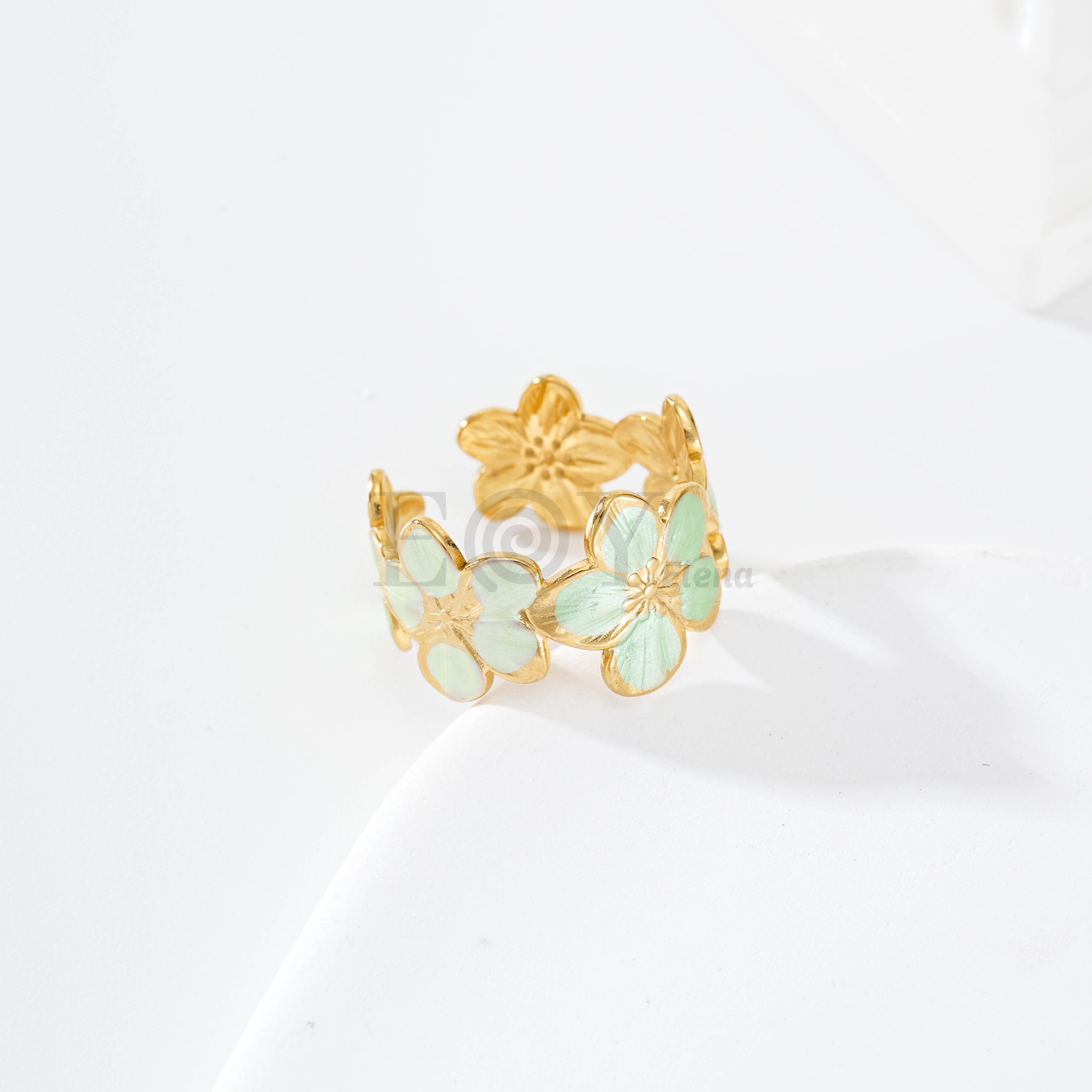 Pack anillos floral