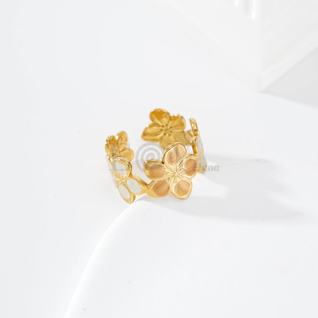 Pack anillos floral