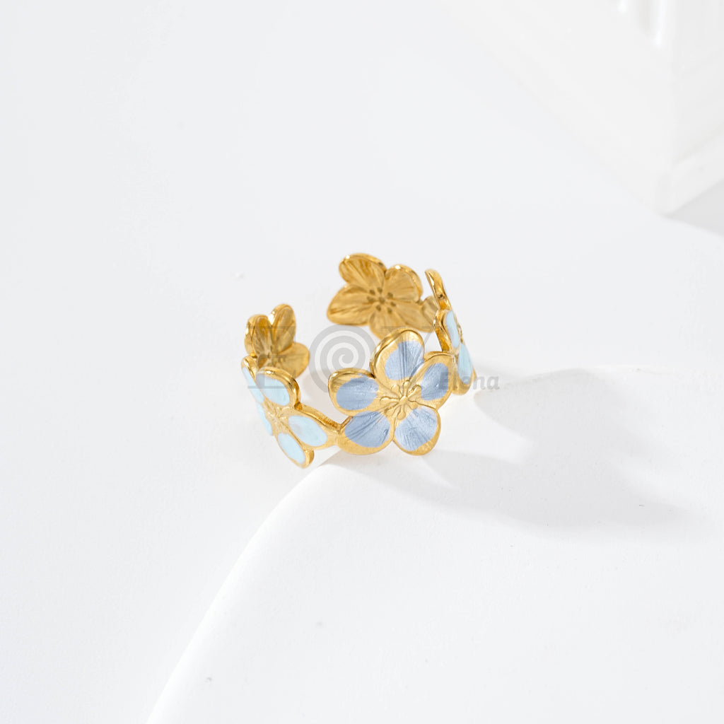 Pack anillos floral