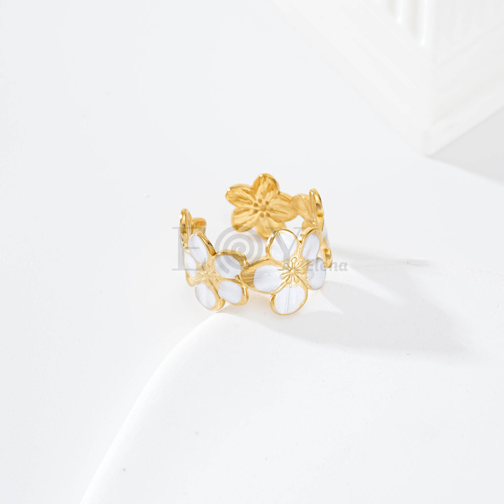 Pack anillos floral