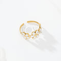 Anillo ajustable flor