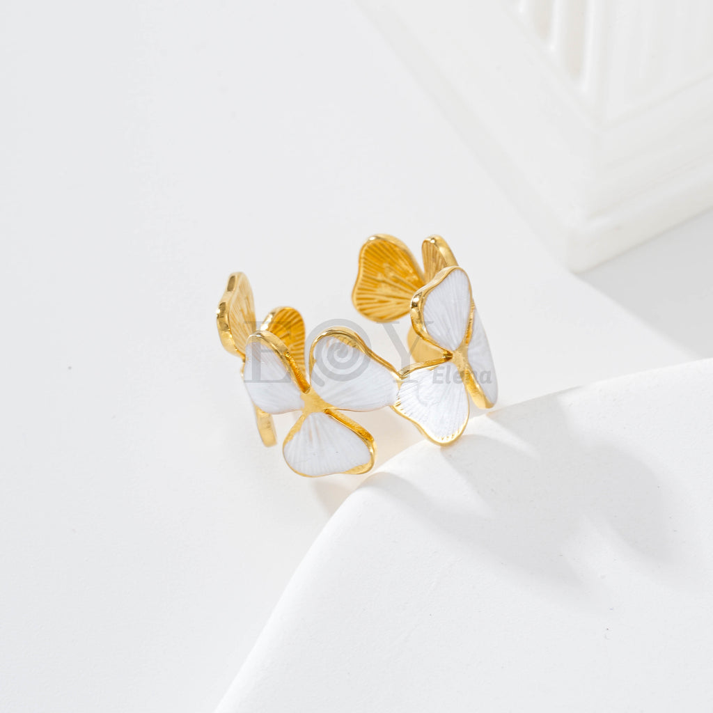 Pack anillos pétalos