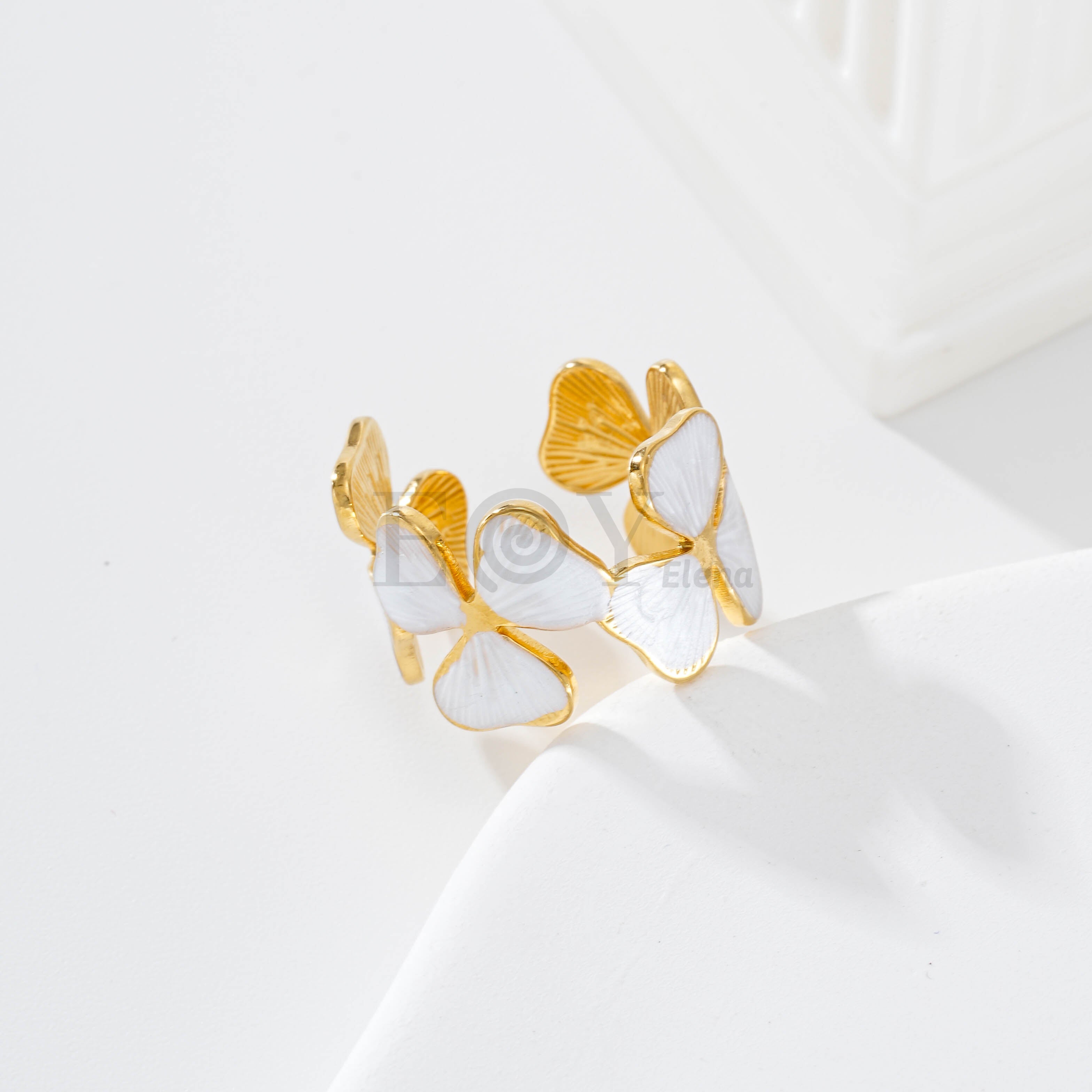 Pack anillos pétalos