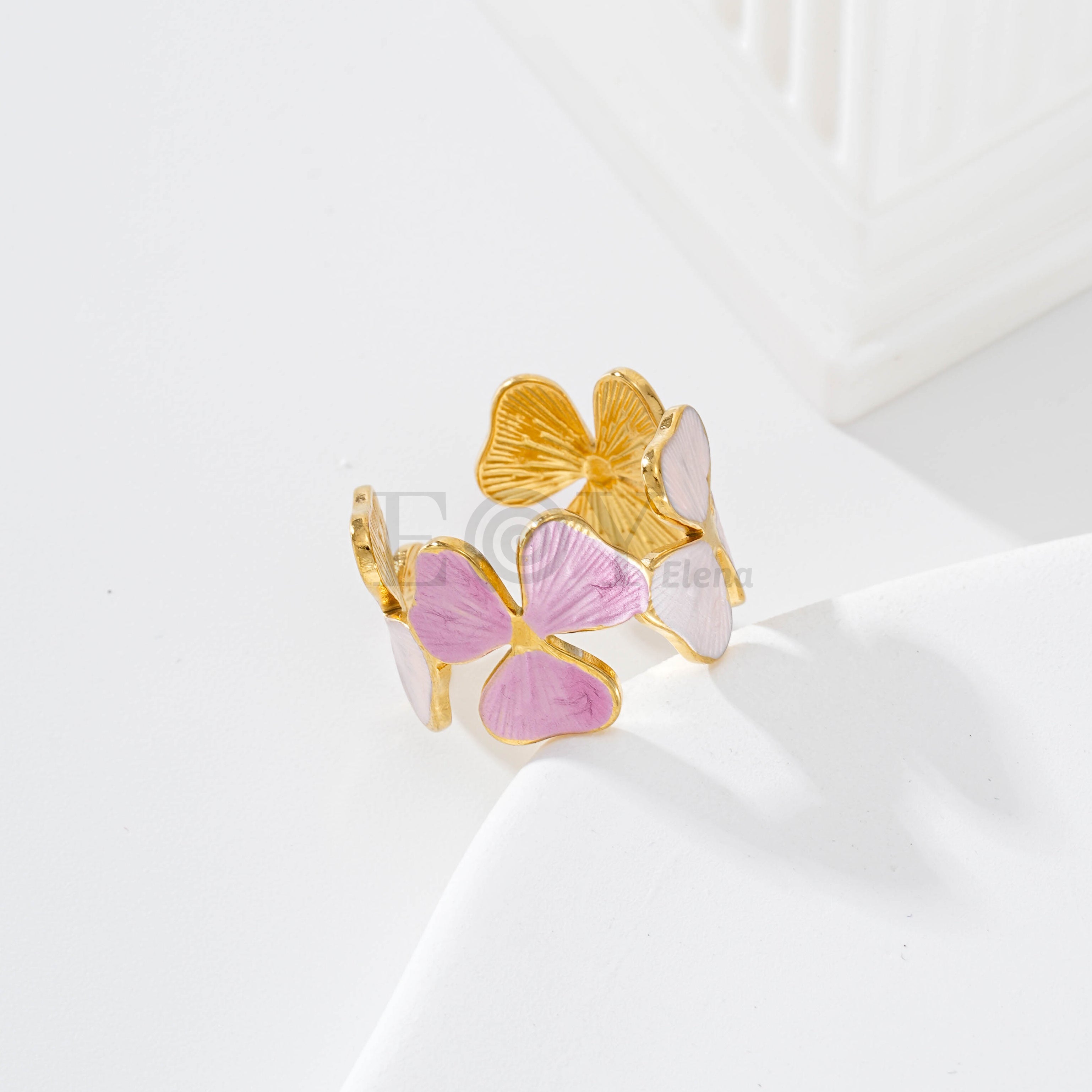 Pack anillos pétalos