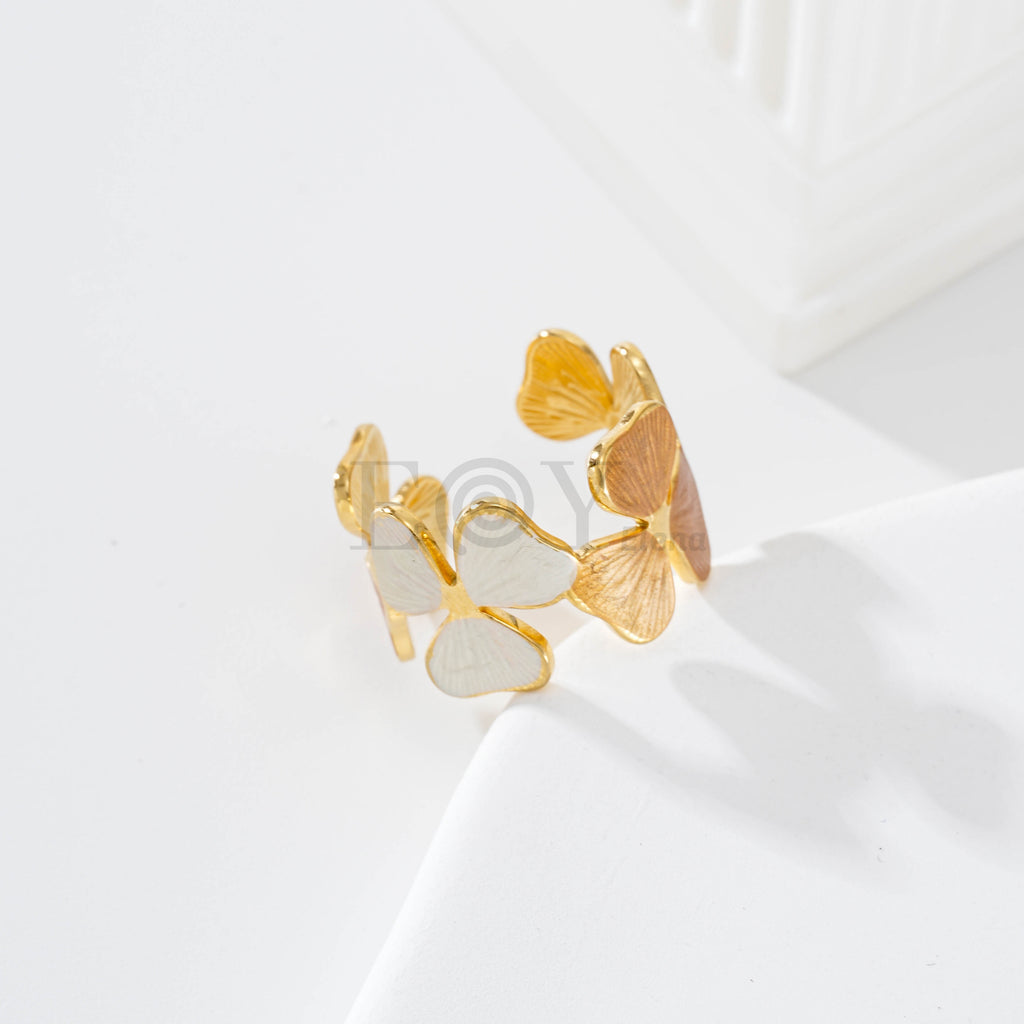 Pack anillos pétalos