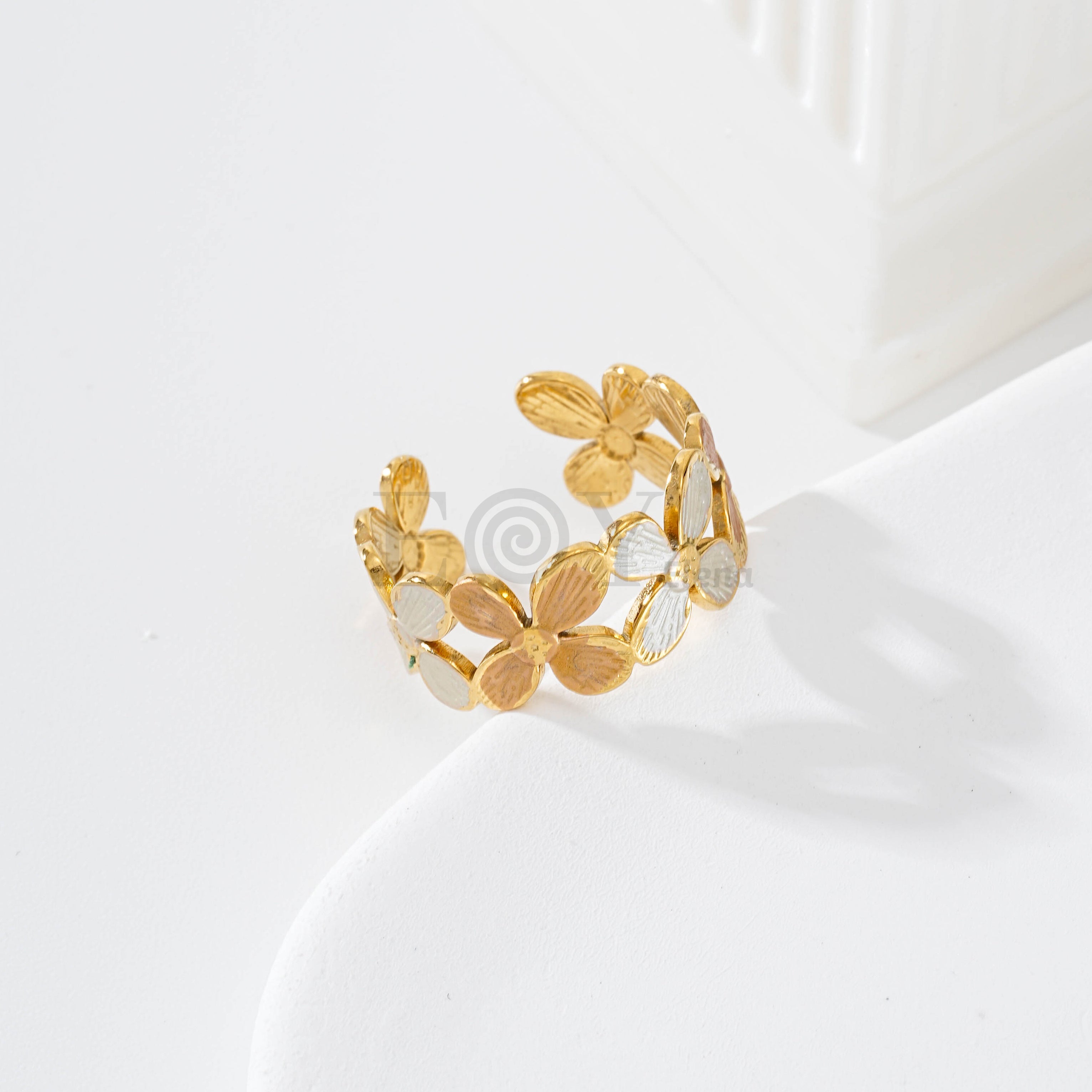 Pack anillos flor