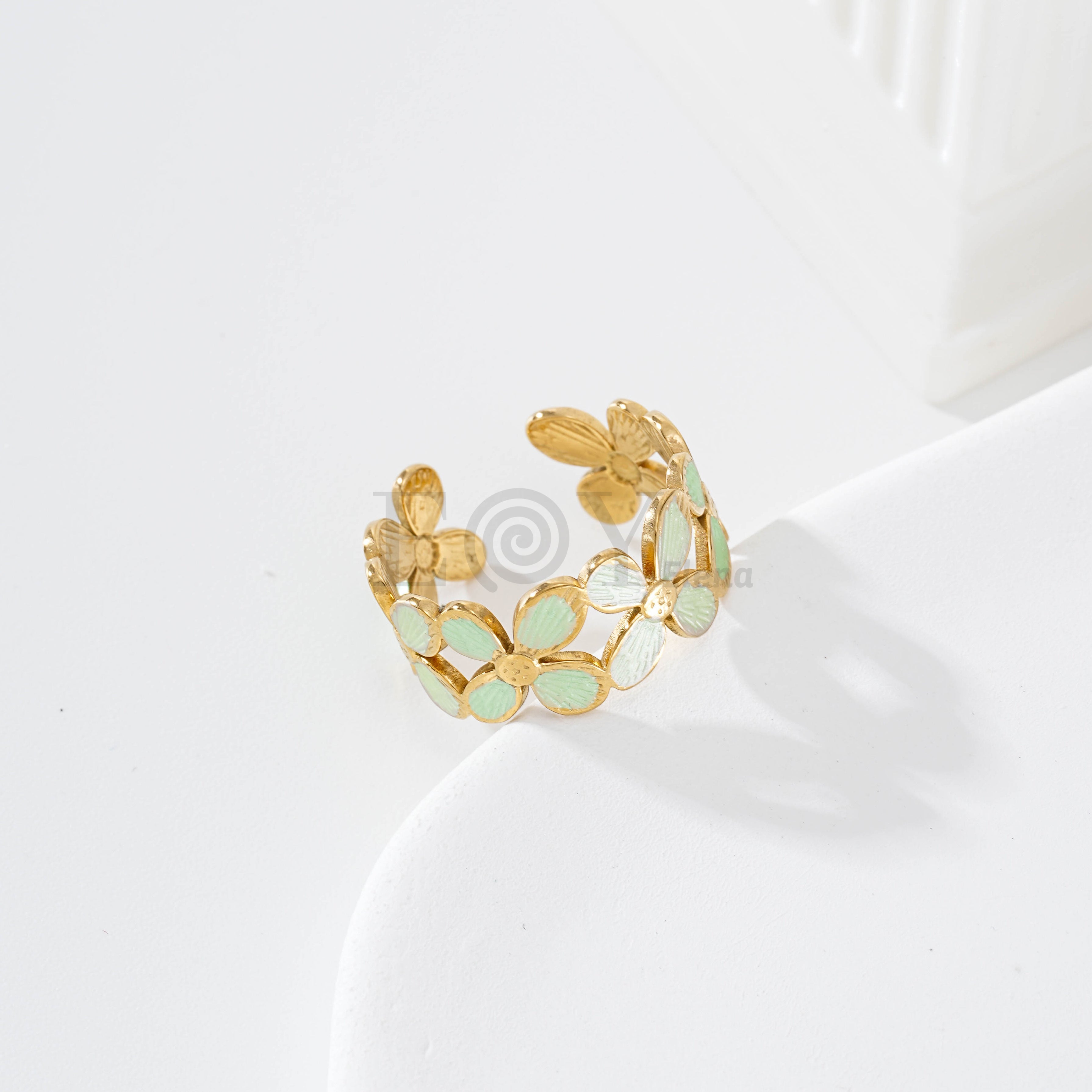 Pack anillos flor