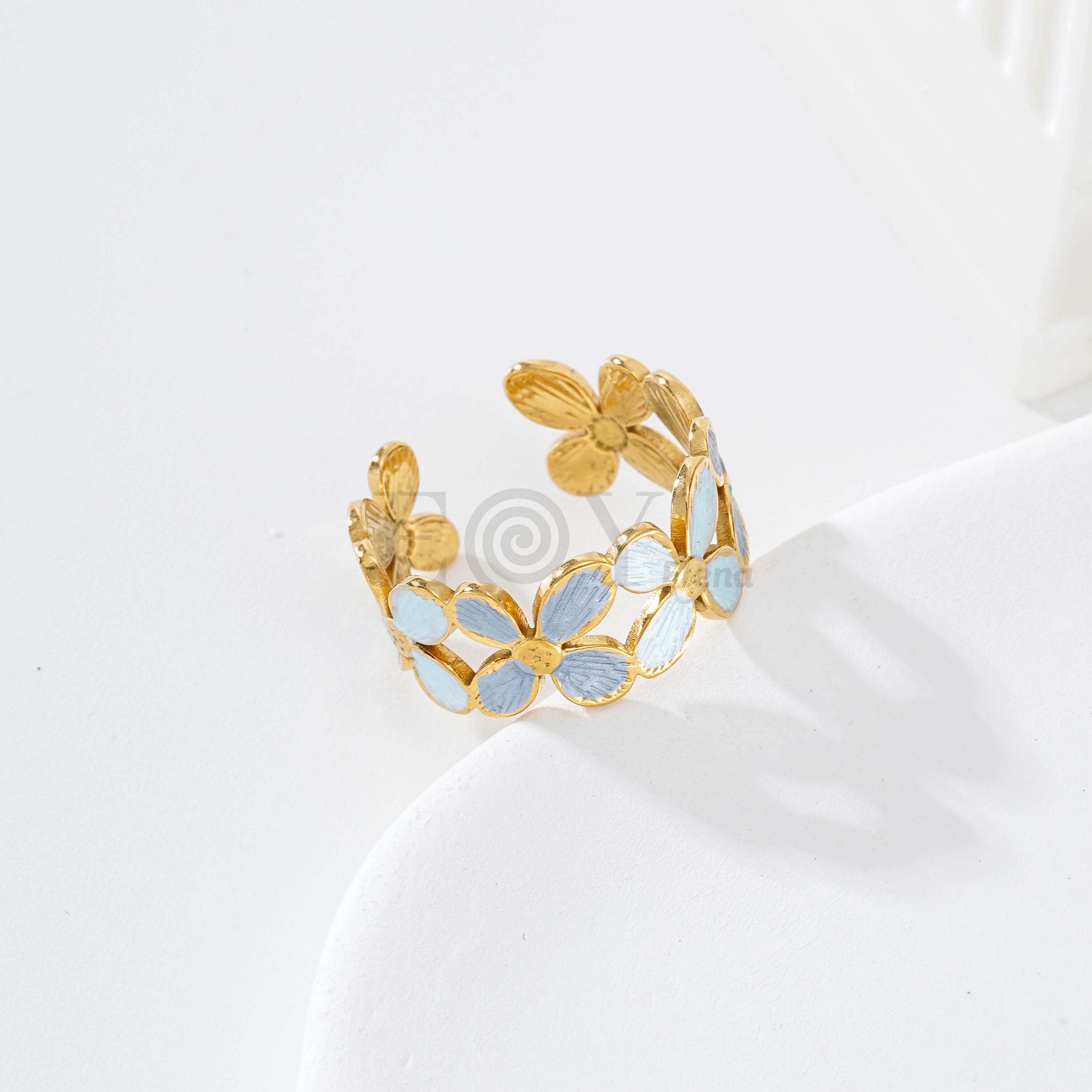 Pack anillos flor