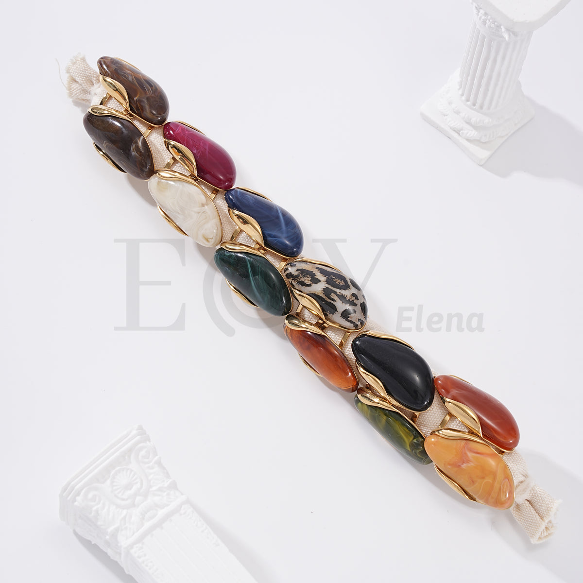 Pack anillos piedras de acero