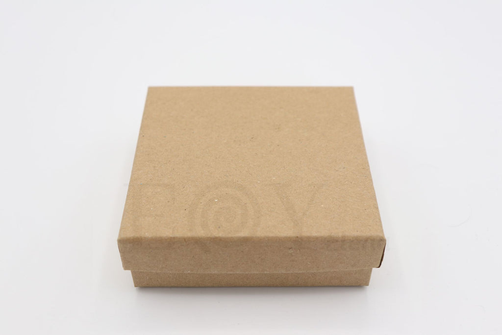 Cajitas conjuntos marrón 9x9cm 12uds