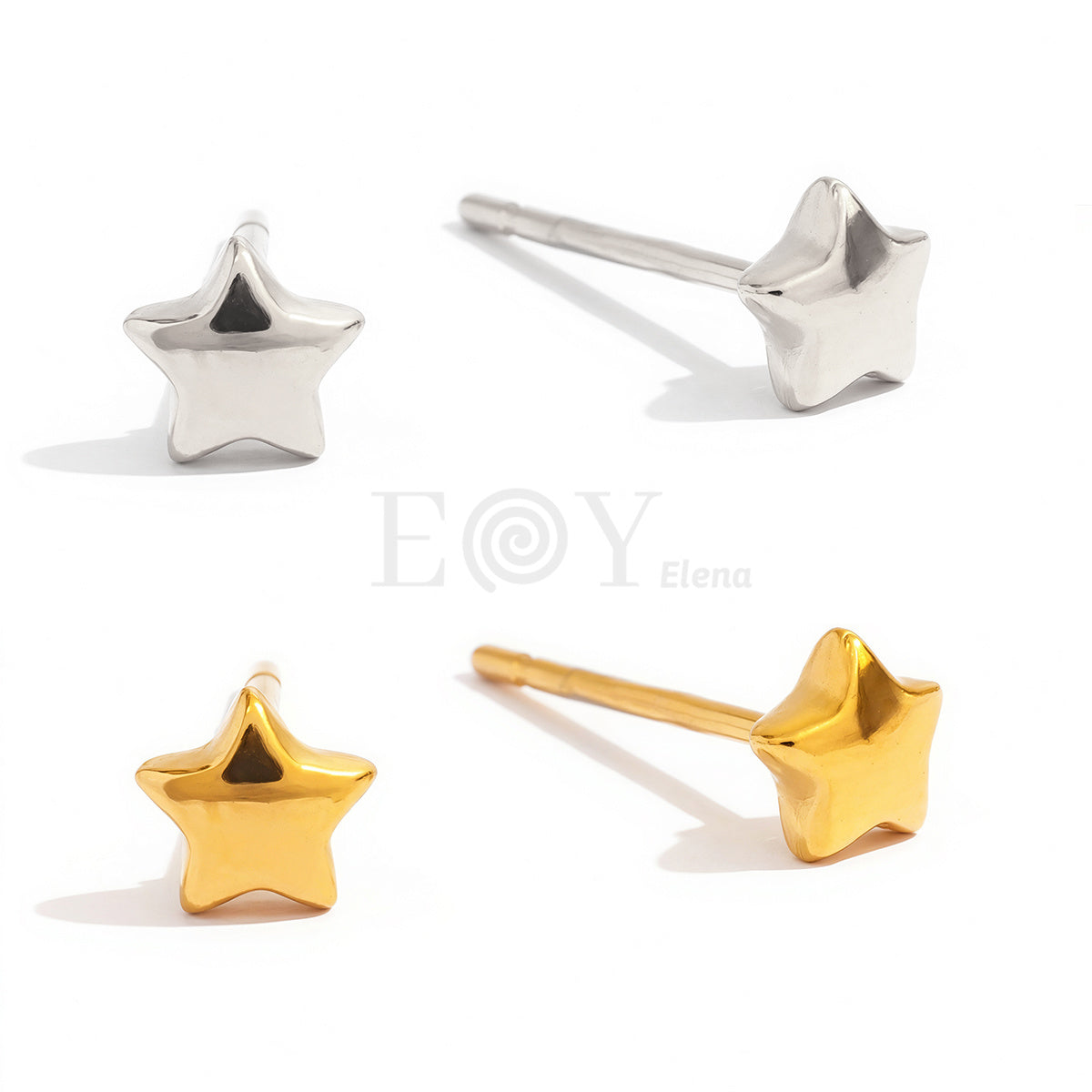 Pendientes estrella pequeños