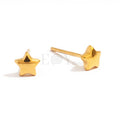 Pendientes estrella pequeños