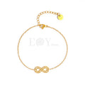 Pulsera infinito circonitas