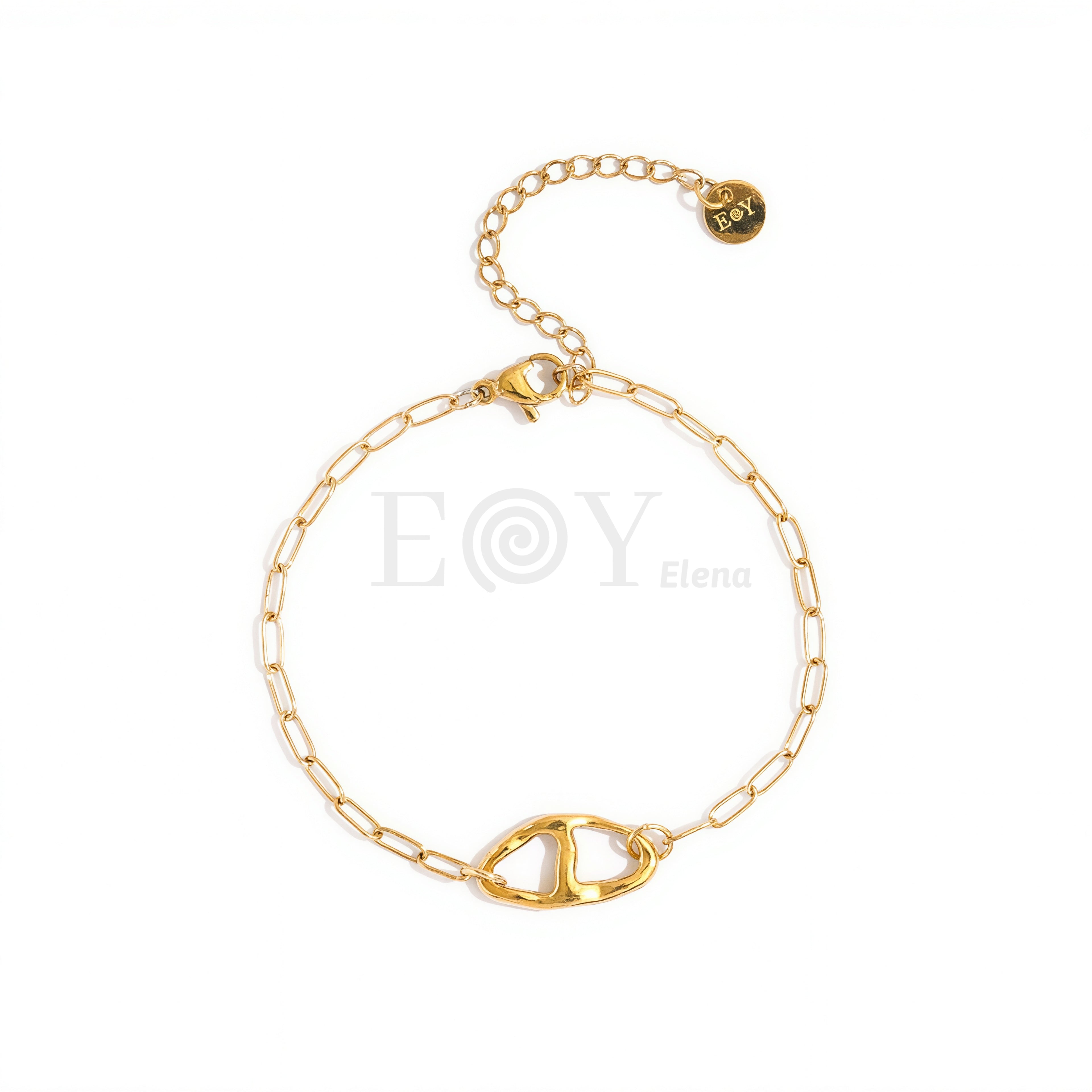 Pulsera con forma irregular