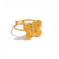 Anillo mariposa circonita