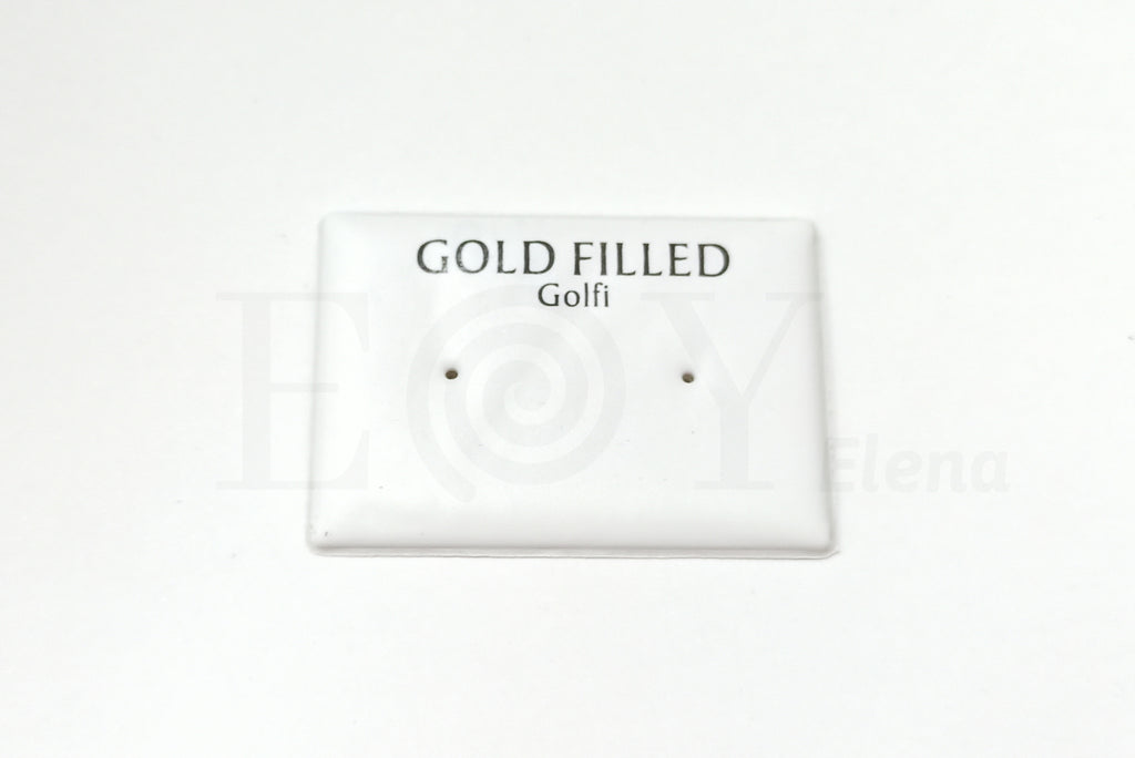 Cartón Goldfield pequeño para pendientes de pincho 100uds