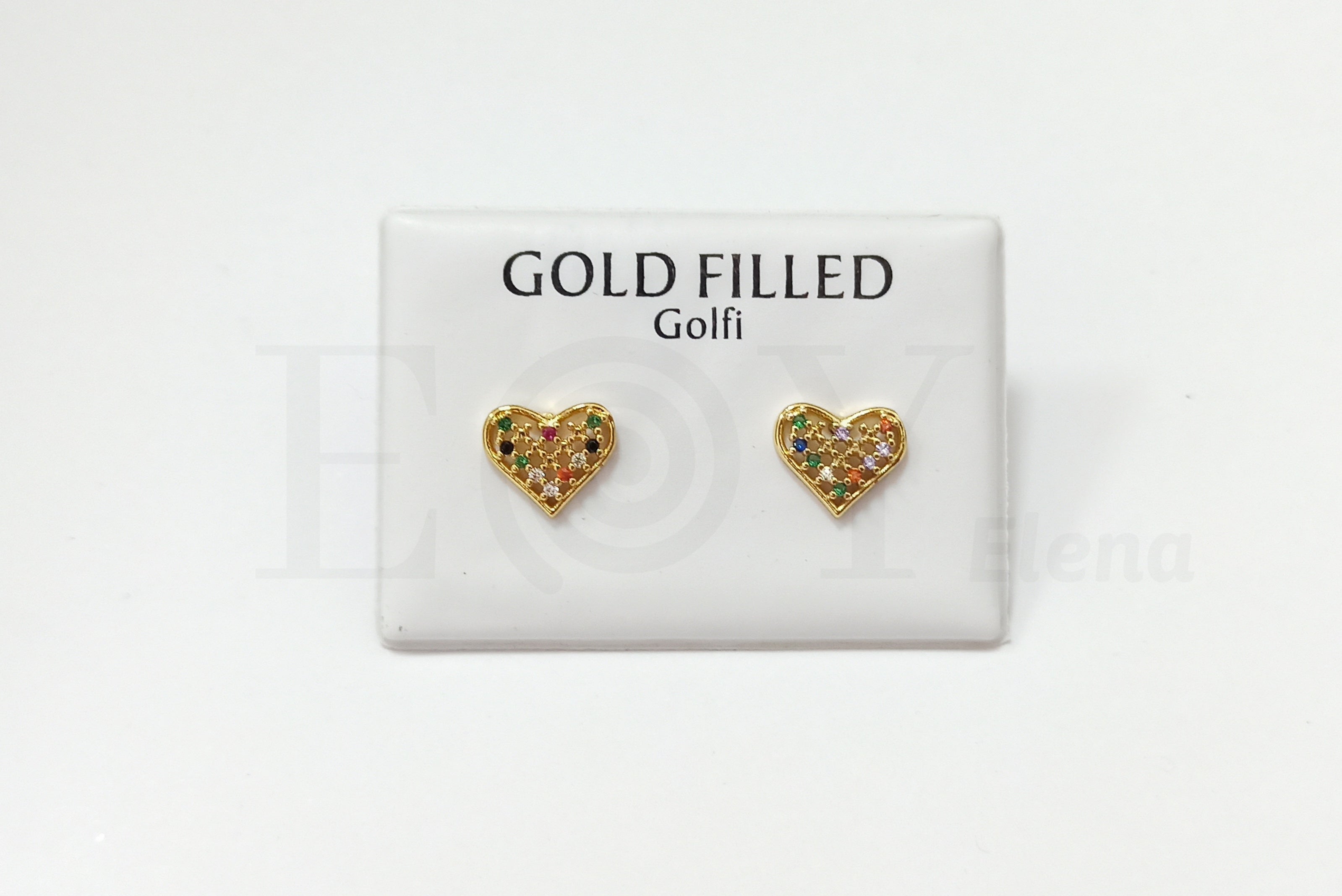 Cartón Goldfield pequeño para pendientes de pincho 100uds