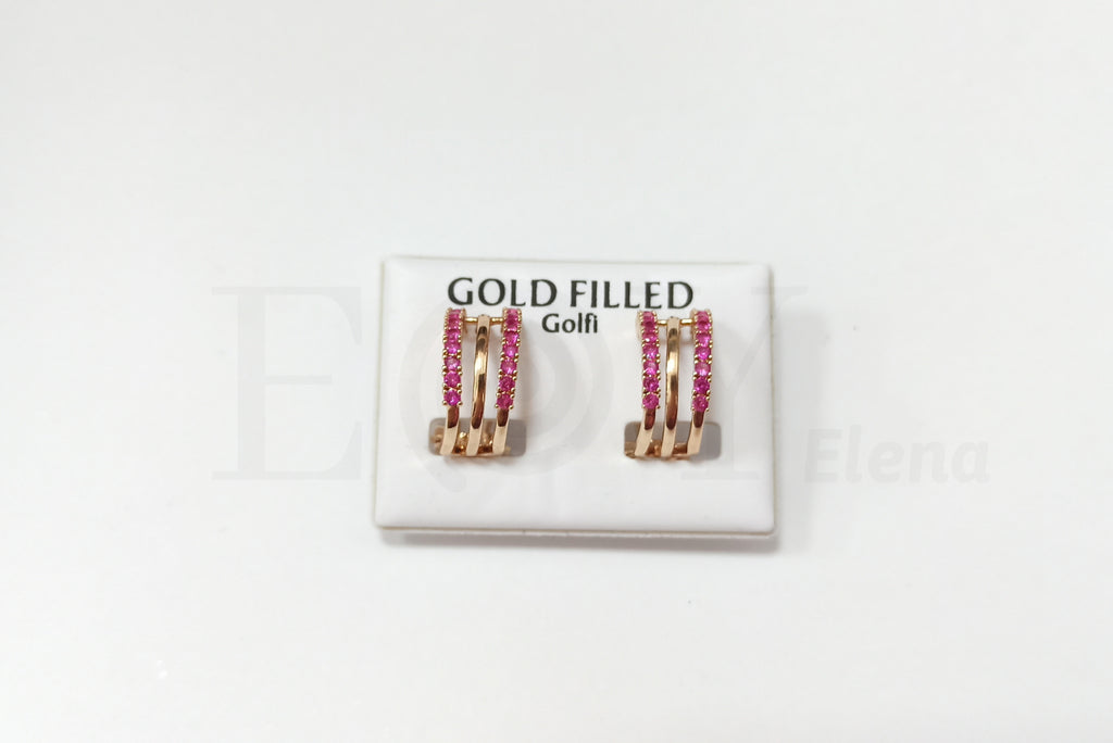 Cartón pequeño goldfield para pendientes de cierre omega 100uds